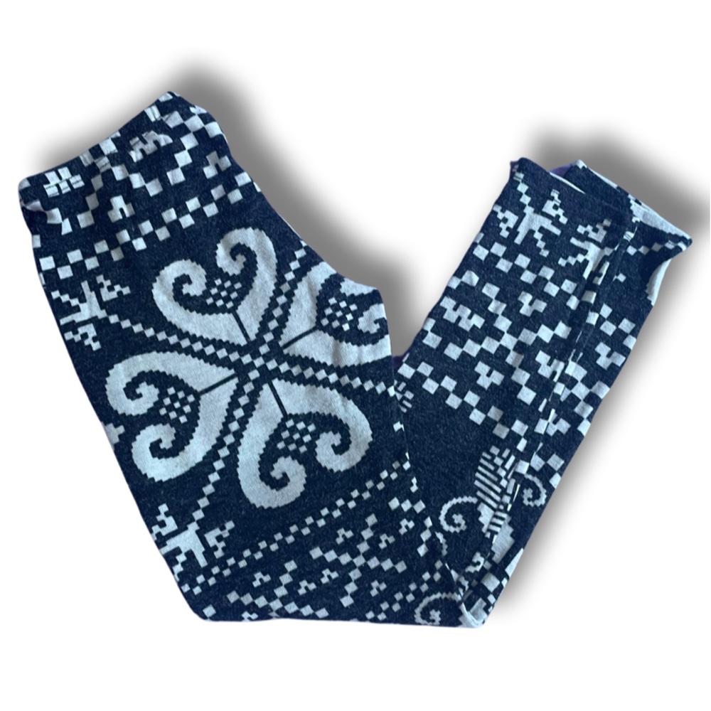 Fair isle Fuzzy Legging